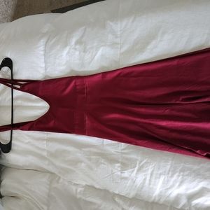Shein curve red dress 1xl